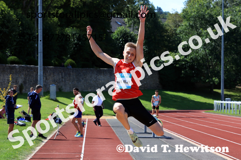 Decathlon long jump, 2025 EAP International Combined Events, Hexham, Northumberland.  Photo: David T. Hewitson/Sports for All Pics